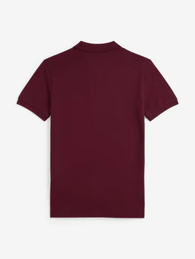 Ralph Lauren Boys Logo Polo Shirt In Red