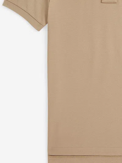 Ralph Lauren Boys Logo Polo Shirt In Brown