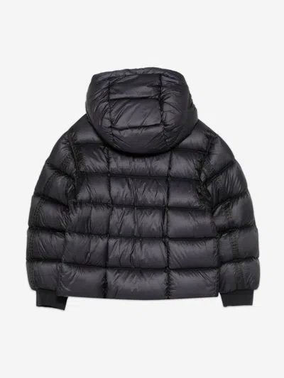 C.p. Company Hooded Padded Jacket In Black