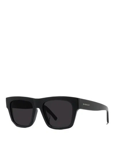 Givenchy Rectangular 55mm Acetate Sunglasses In Black