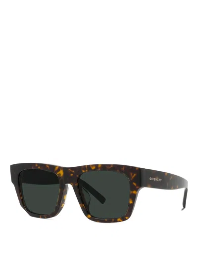 Givenchy Rectangular 55mm Acetate Sunglasses In Black