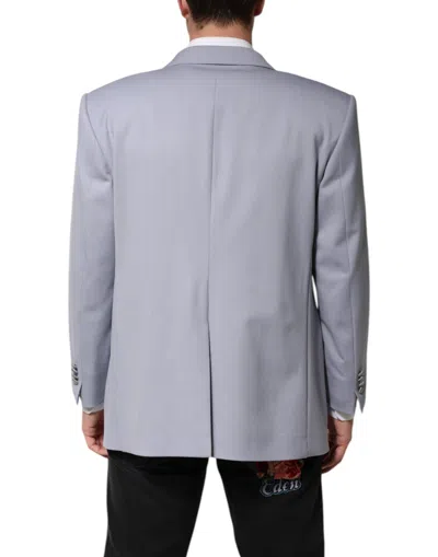 Pre-owned Dolce & Gabbana Gray Wool Single Breasted Men Suit Men's Blazer ()