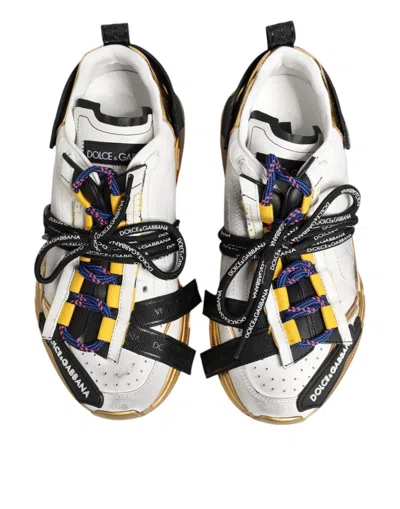 Dolce & Gabbana Multicolor Daymaster Low Top Sneakers Shoes In Multi