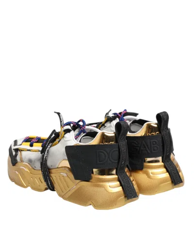 Dolce & Gabbana Multicolor Daymaster Low Top Sneakers Shoes In Multi