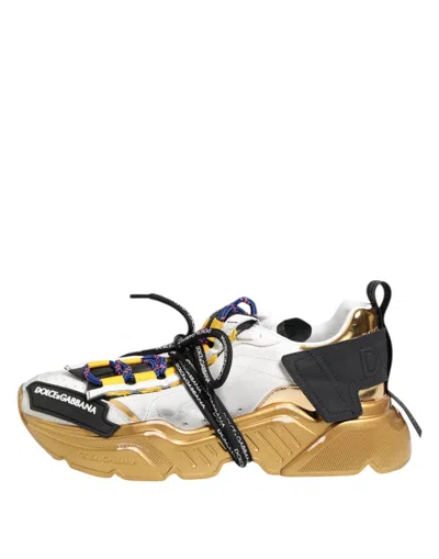 Dolce & Gabbana Multicolor Daymaster Low Top Sneakers Shoes In Multi