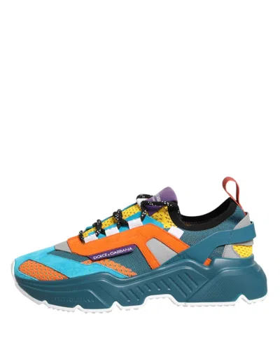Pre-owned Dolce & Gabbana Multicolor Daymaster Low Top Sneakers Men's Shoes ()
