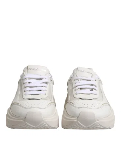 Pre-owned Dolce & Gabbana White Daymaster Low Top Sneakers Women's Shoes ()