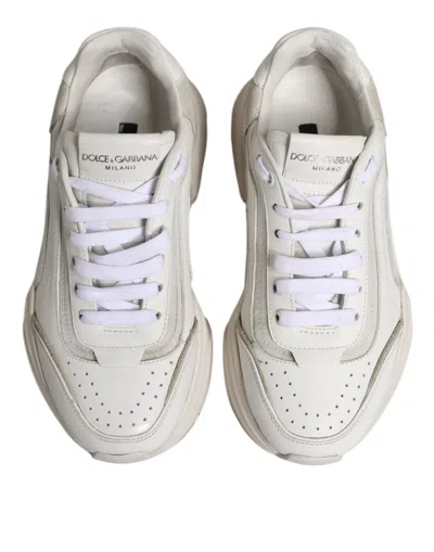 Pre-owned Dolce & Gabbana White Daymaster Low Top Sneakers Women's Shoes ()