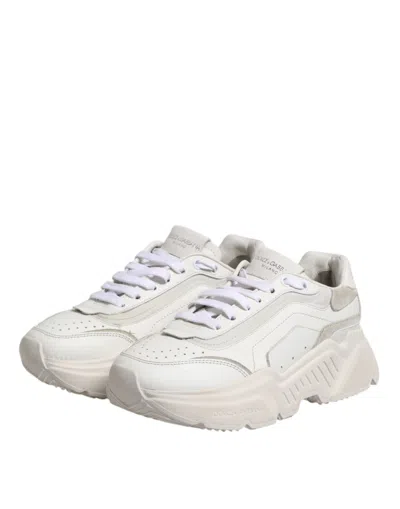 Pre-owned Dolce & Gabbana White Daymaster Low Top Sneakers Women's Shoes ()