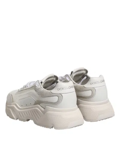 Pre-owned Dolce & Gabbana White Daymaster Low Top Sneakers Women's Shoes ()