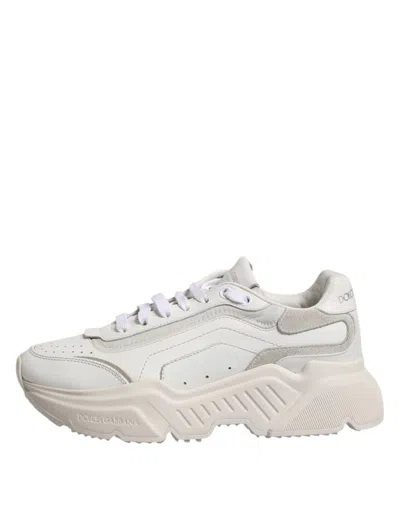 Pre-owned Dolce & Gabbana White Daymaster Low Top Sneakers Women's Shoes ()