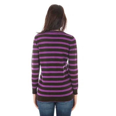 Fred Perry F Perry Wool Women's Sweater In Purple