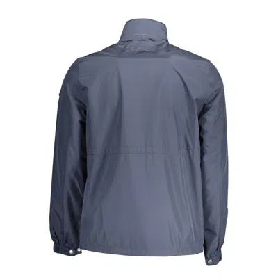 Gant Blue Polyester Men Jacket In Blue