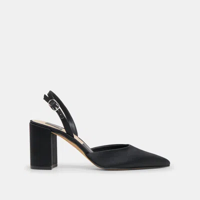 Dolce Vita Carel High Heels Onyx Satin In Multi