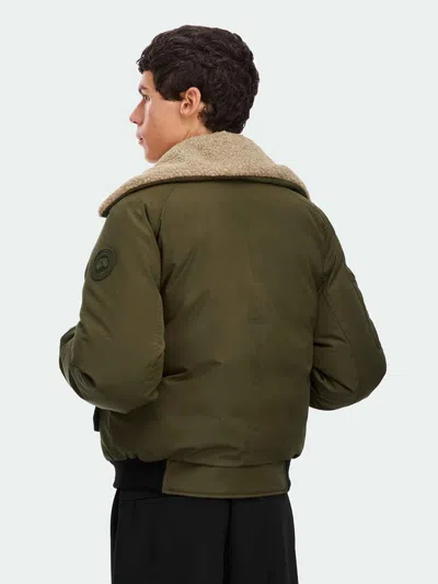 Canada Goose Men Chilliwack Aviator Bomber Jacket In Green