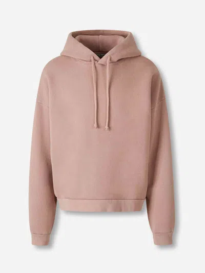 Acne Studios Fester H Cotton-jersey Hoodie In Pink