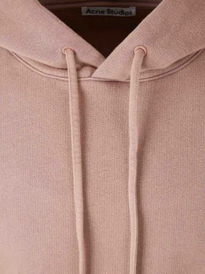 Acne Studios Fester H Cotton-jersey Hoodie In Pink