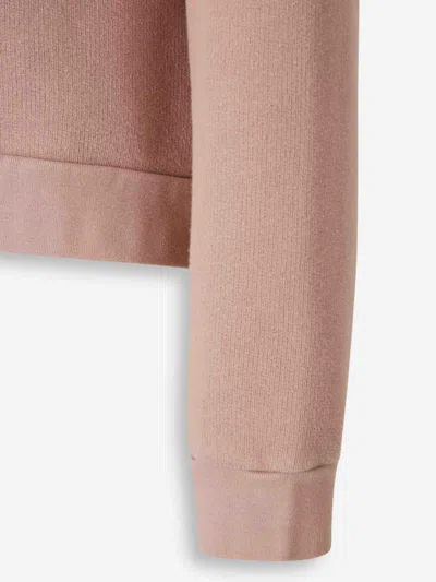 Acne Studios Fester H Cotton-jersey Hoodie In Pink