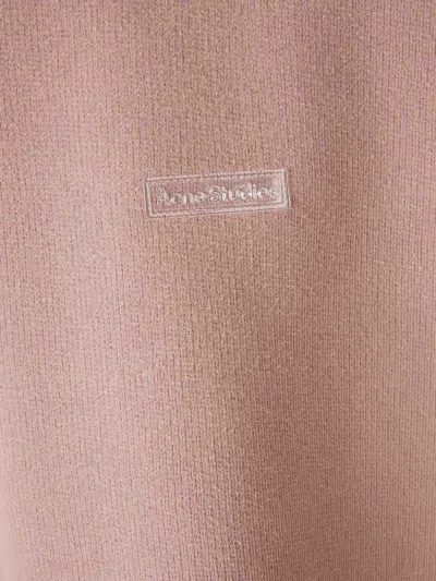 Acne Studios Fester H Cotton-jersey Hoodie In Pink
