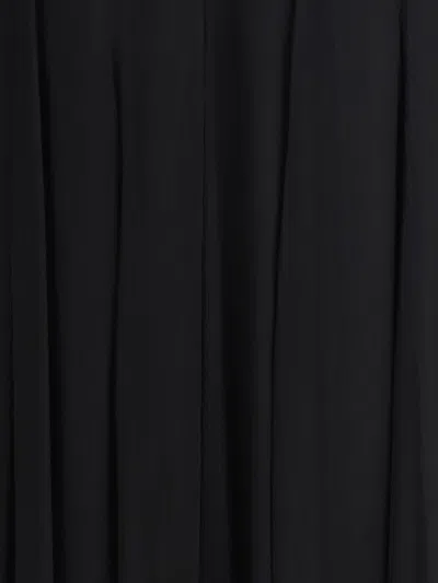 Chloé Chloe Textured Silk-chiffon Maxi Skirt In Black