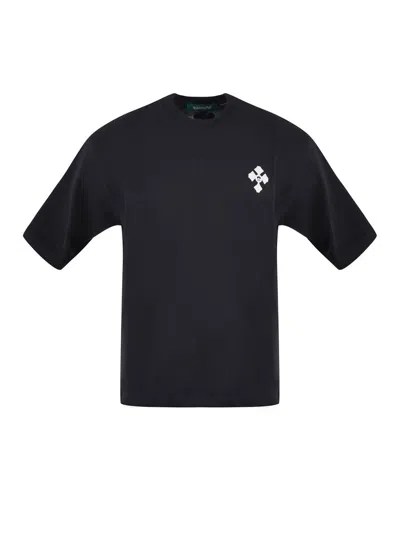 Barrow Cotton T-shirt In Black