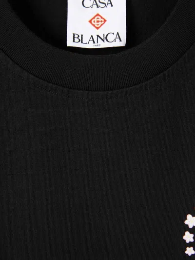 Casablanca Casa Way Mountain T-shirt In Black