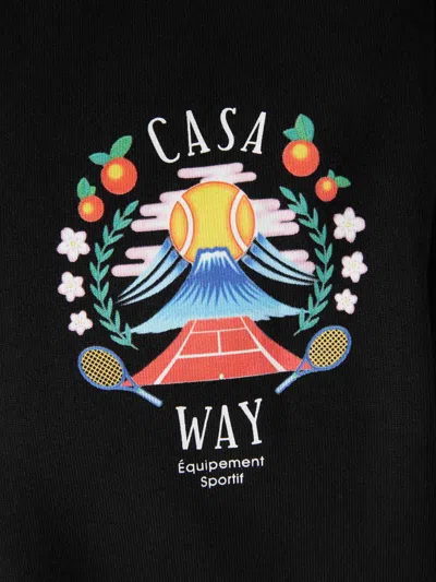 Casablanca Casa Way Mountain T-shirt In Black