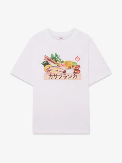 Casablanca Graphic Print Luxury T-shirt In Pink