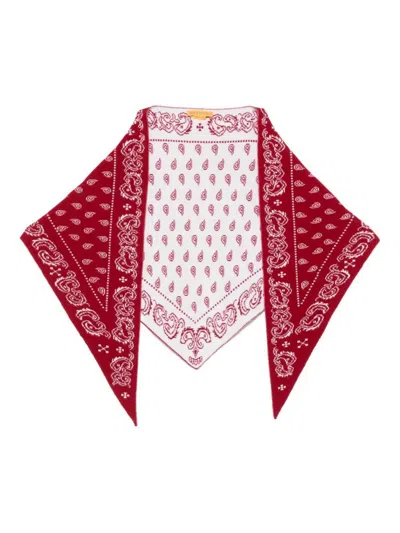Guest In Residence The Wild Rag Patterned Cashmere Scarf In Multi
