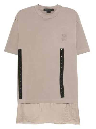 Federico Cina Dress Corset T-shirt Clothing In Neutral