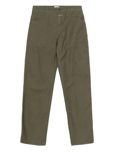 Closed Pocket Trousers In Green