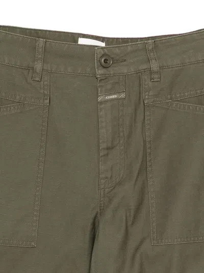Closed Pocket Trousers In Green