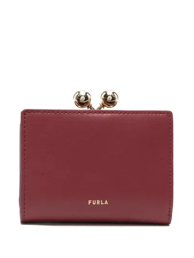 Furla Dots S Compact Wallet Accessories In Red