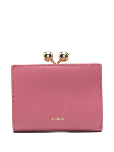 Furla Dots S Compact Wallet Accessories In Pink