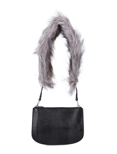 Diesel 1dr Twin Eco Fur Strap In Black