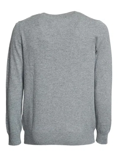 Polo Ralph Lauren Maglia Girocollo In Lana Merino Rws In Gray