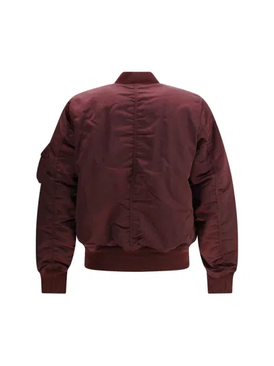 Alpha Industries Down Jackets In Burgundy