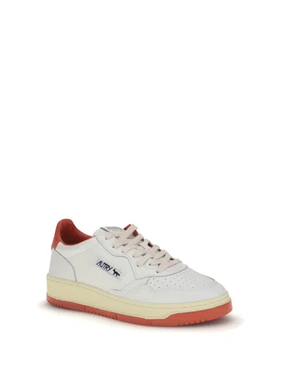 Autry X Maison Kitsune Medalist Low Top Sneakers In Multi
