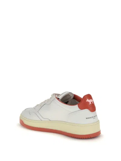 Autry X Maison Kitsune Medalist Low Top Sneakers In Multi