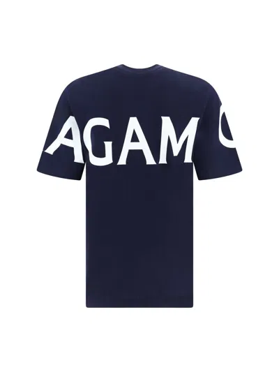 Ferragamo Logo-print Cotton T-shirt In Black