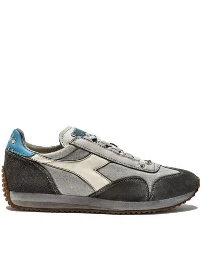 Diadora Equipe Lace-up Panelled Snekers In Multi