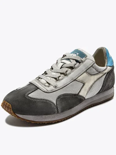 Diadora Equipe Lace-up Panelled Snekers In Multi