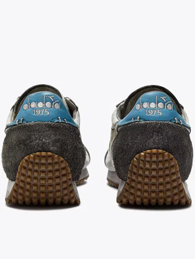 Diadora Equipe Lace-up Panelled Snekers In Multi