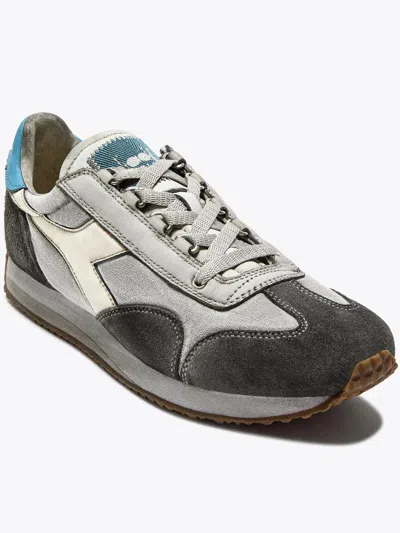 Diadora Equipe Lace-up Panelled Snekers In Multi