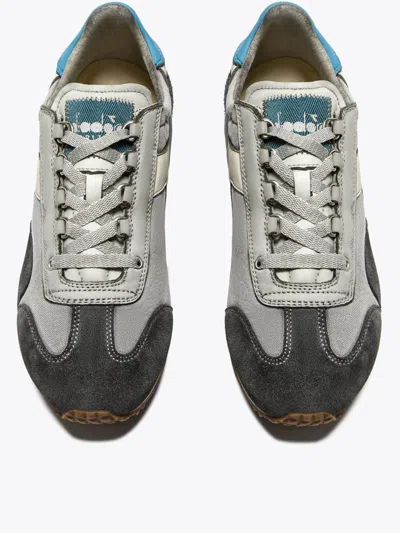 Diadora Equipe Lace-up Panelled Snekers In Multi