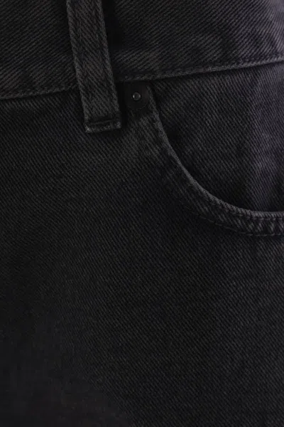 The Row Five-pocket Denim Trousers Featuring Belt Loops In Black