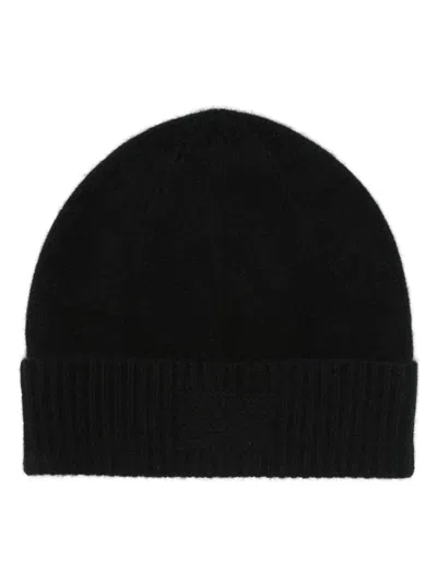 Guest In Residence Ribbed Beanie In Black
