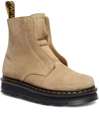 Dr. Martens Zebzag Lace Less Shoes In Brown