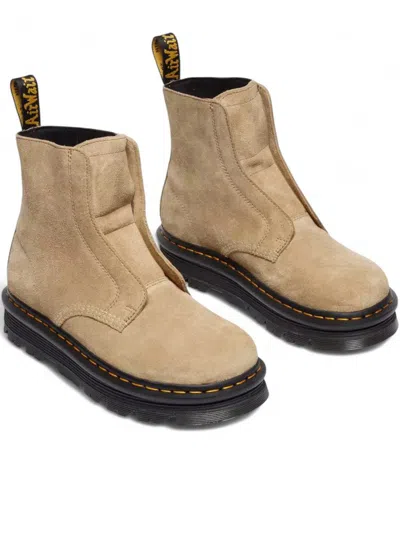 Dr. Martens Zebzag Lace Less Shoes In Brown
