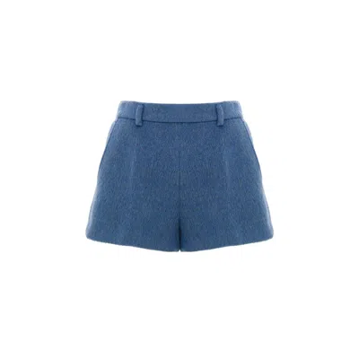 Gucci Blue Wool Short In Blue